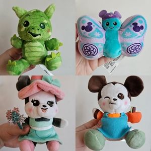 Disney World Wishables | Flower and Garden Festival Set of 4 Plushes